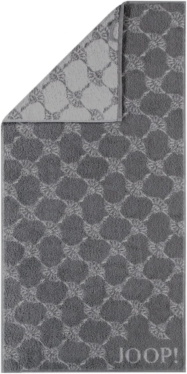 Joop! Duschtuch Classic Cornflower 1611 | 77 anthrazit - 80 x 150 Duschtuch 80x150 cm Anthrazit, Dus
