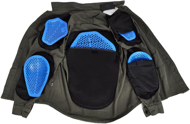 Silikon-Gel-Pads für Rücken, Schulter, Ellbogen-Schutzpolster für Motorradjacken, CE-Rüstungsschutz