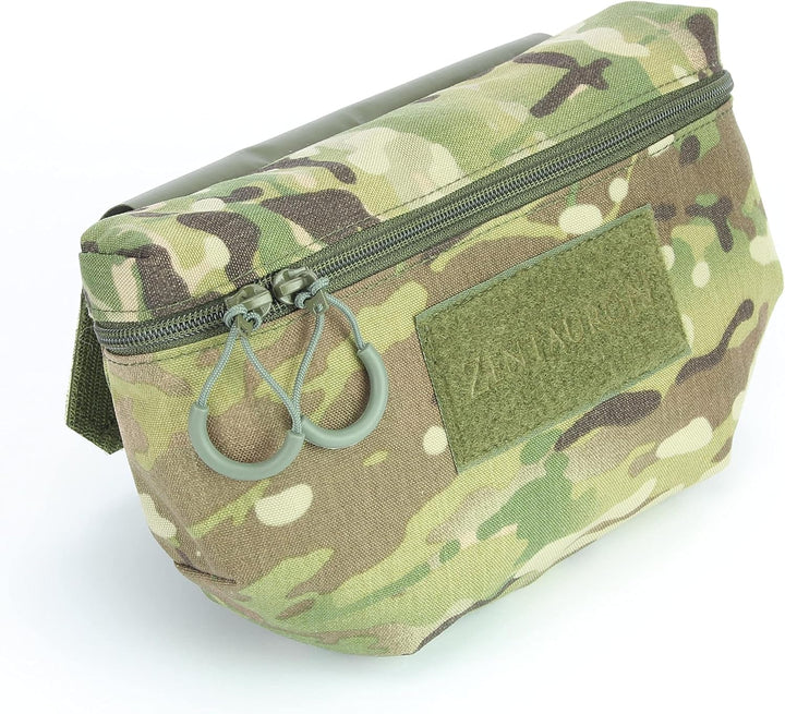 Zentauron Fronttasche für Plattenträger 20 x 15 x 5 cm I Volumen 2 L I Bauchtasche Militär aus hochw