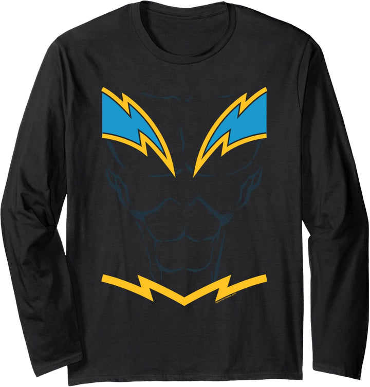 Justice League Black Lightning Uniform Langarmshirt