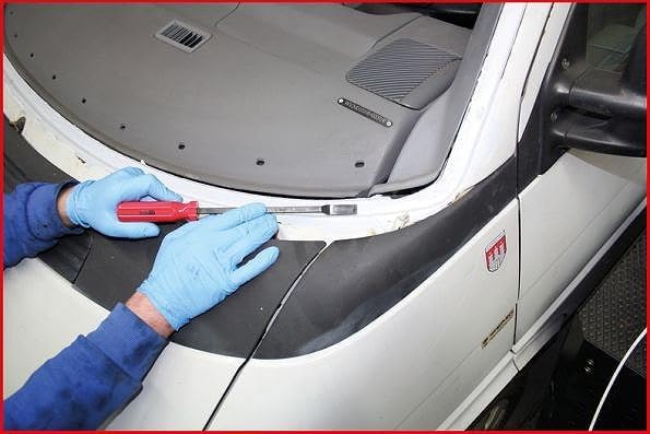 KS Tools 907.2230 Dichtungsschaber-Satz, 4-tlg.