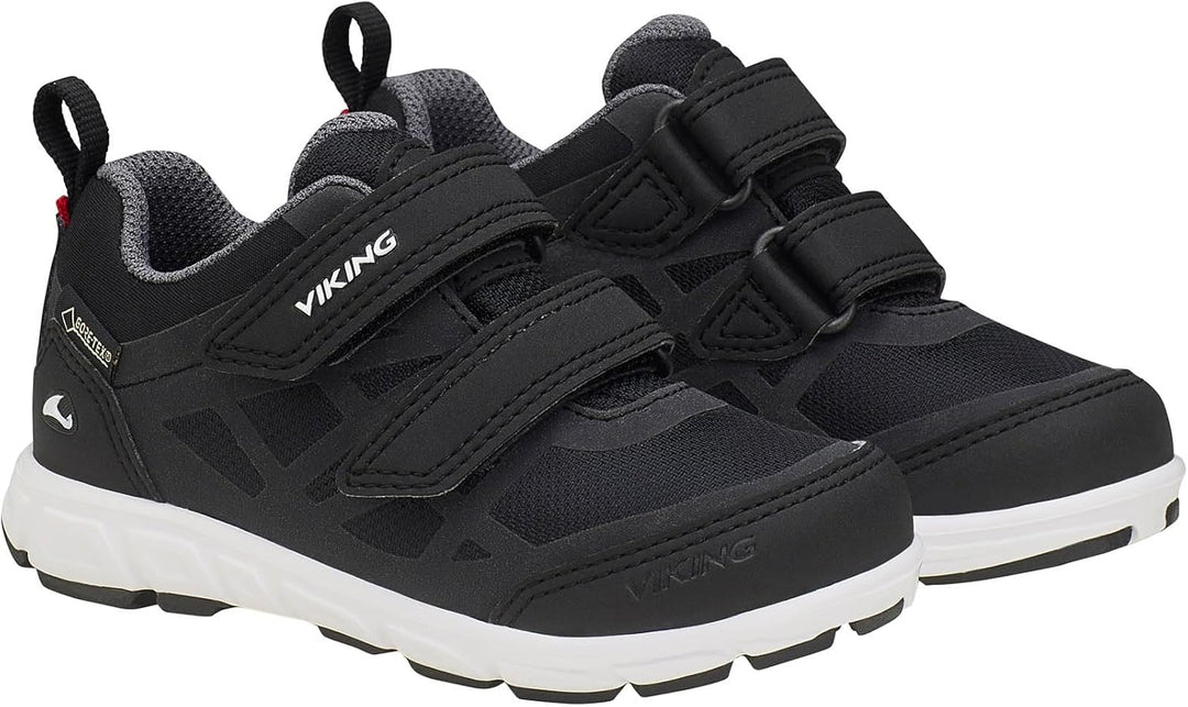 Viking Unisex Kinder Veme Low Gtx R Hiking Shoe 24 EU Black Charcoal, 24 EU Black Charcoal