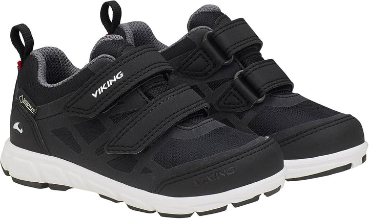 Viking Unisex Kinder Veme Low Gtx R Hiking Shoe 24 EU Black Charcoal, 24 EU Black Charcoal