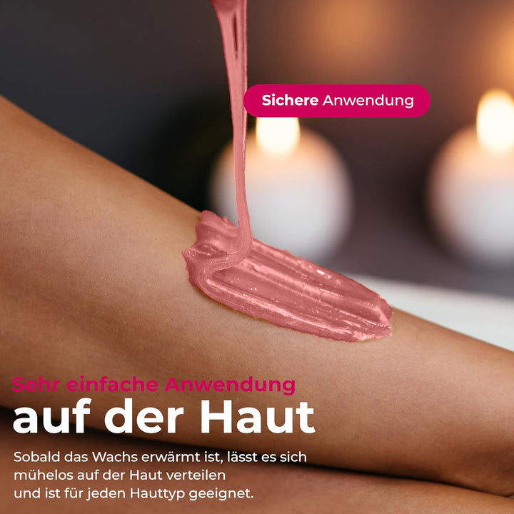 Heisswachs Perlen 1 kg – streifenfreies Warmwachs für Körper, Gesicht & Intimbereich, Waxing Bohnen
