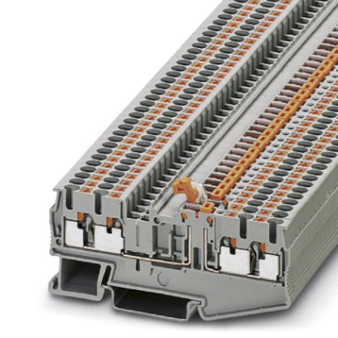PHOENIX CONTACT PT 2,5-QUATTRO-MT Messertrennklemme, Grau, 400 V, 20 A, 0.14 mm² - 4 mm² Querschnitt
