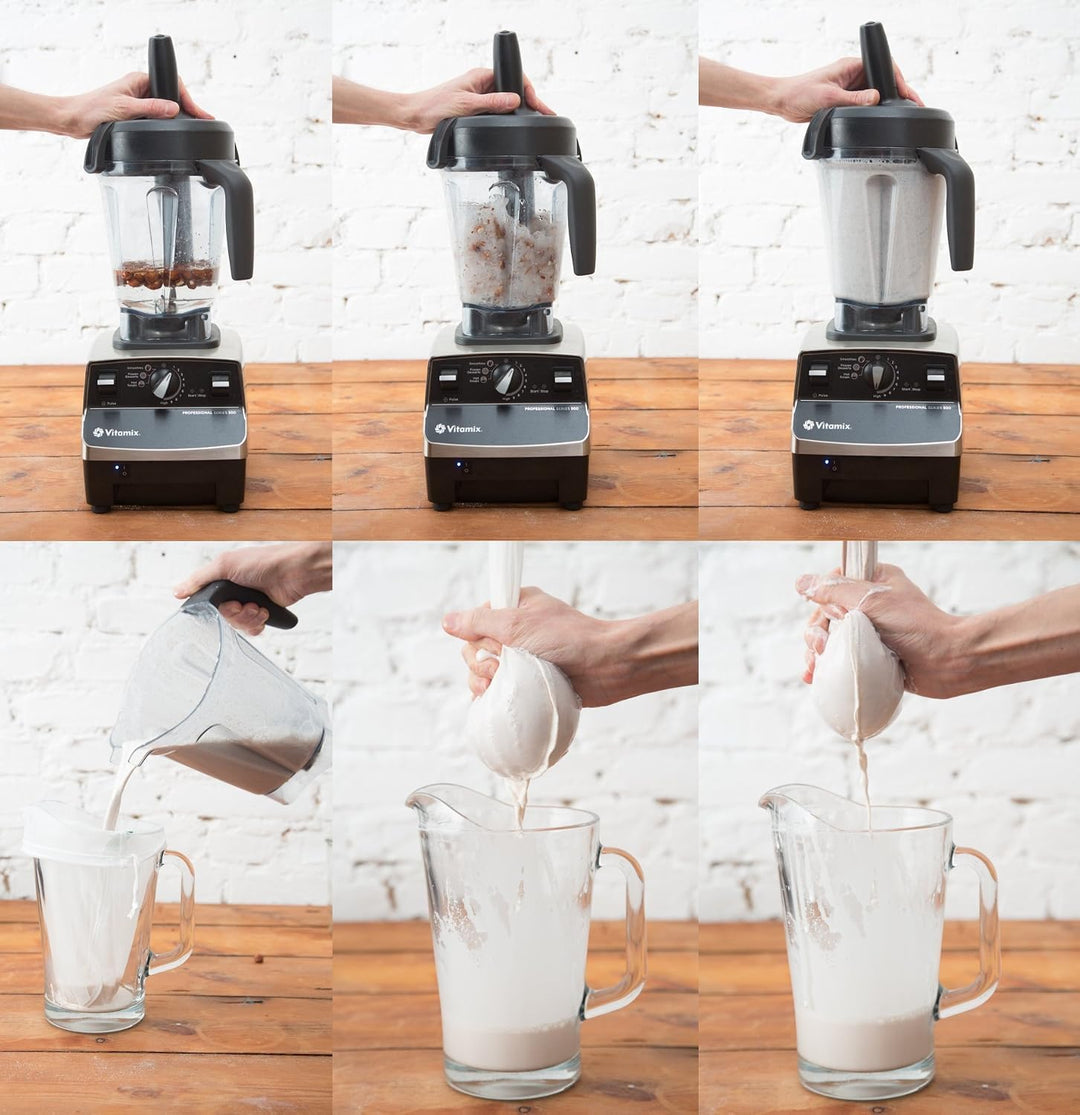 Nussmilchbeutel Baumwolle 24 x 27 cm – handgefertigt – Eco Nut Milk Bag – Filterbeutel für Mandelmil