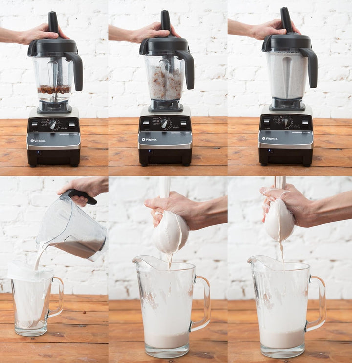 Nussmilchbeutel Baumwolle 24 x 27 cm – handgefertigt – Eco Nut Milk Bag – Filterbeutel für Mandelmil
