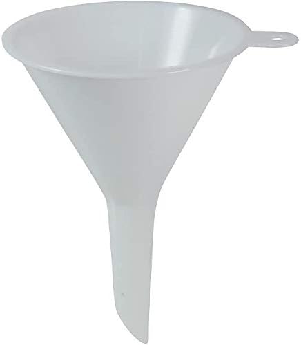 mikken 6X Glasflasche 1 Liter mit Bügelverschluss aus Porzellan inkl Trichter, Transparent Single, S