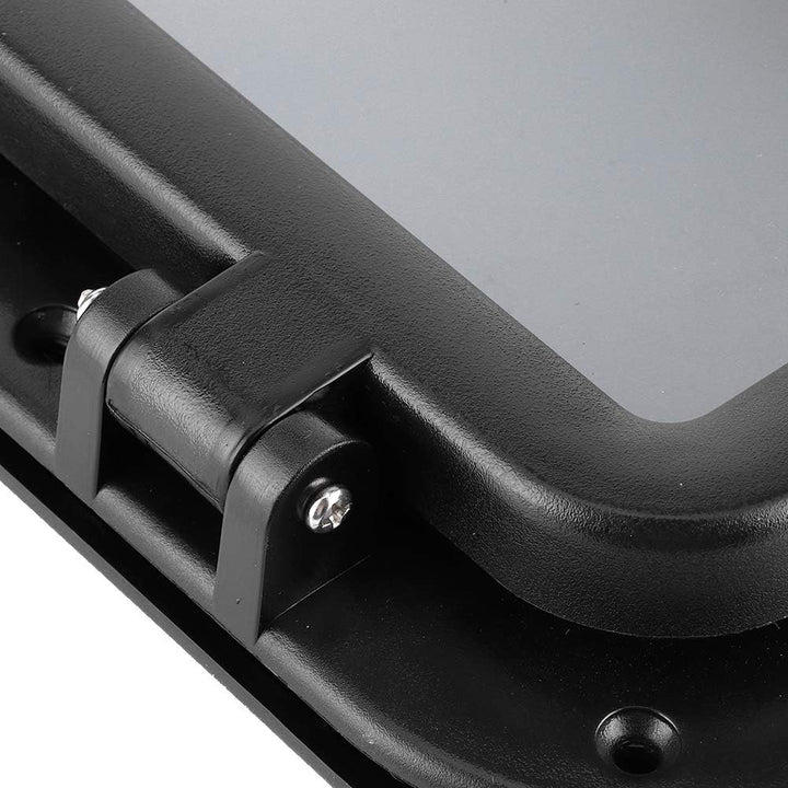 Bullauge für Boot, Qiilu Bullauge Fenster, 4mm Öffnung Portlight Rechteckiges Bullauge Temperglas UV