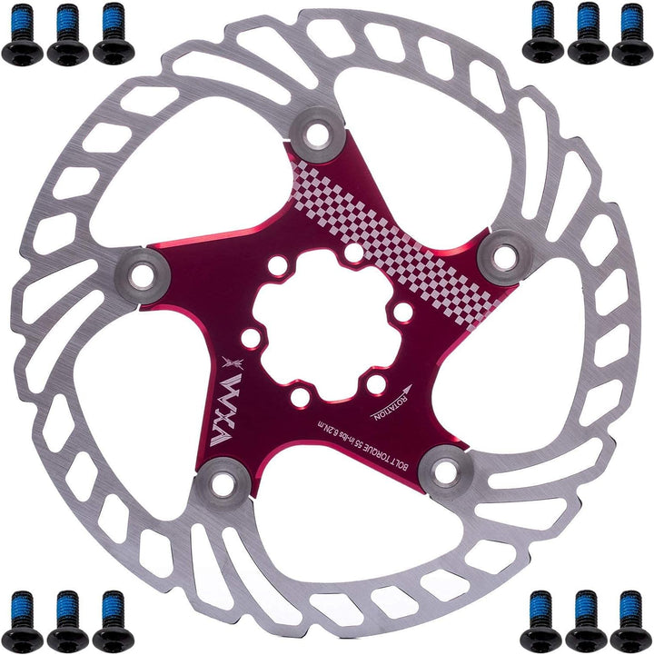 YBEKI Fahrrad Bremsscheibe 140mm 160mm 180mm 203mm 2 Stück Fahrrad Bremsscheibe Schwimmbremse für Re