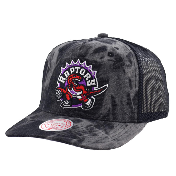Mitchell & Ness NBA Burnt Ends Trucker Cap HWC Toronto Raptors Dark Charcoal