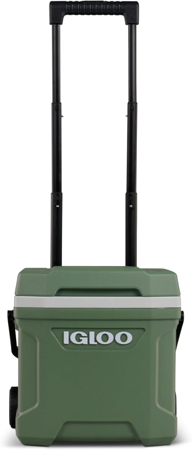 Igloo Ecocool Latitude 16 Roller - Tragbare Passive Kühlbox mit Rollen 15L - Hält Eiswürfel tagelang
