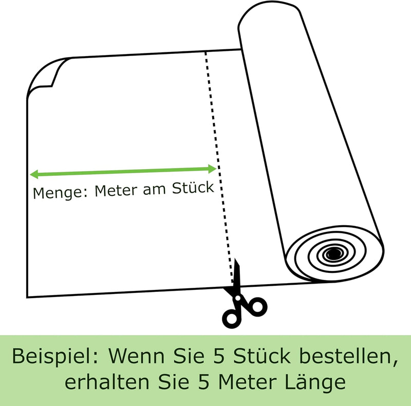 workingHOUSE Terrassen Balkonbespannung 60 cm Höhe - Sichtschutz aus Polyrattan, Sichtschutzstreifen