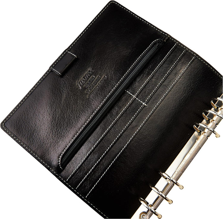 Filofax Malden A5 Organiser Black 2021, 21-028623 Schwarz, Schwarz