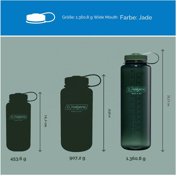 Nalgene Sustain Tritan-Wasserflasche aus BPA-freiem Material, hergestellt aus 50% Kunststoffabfällen