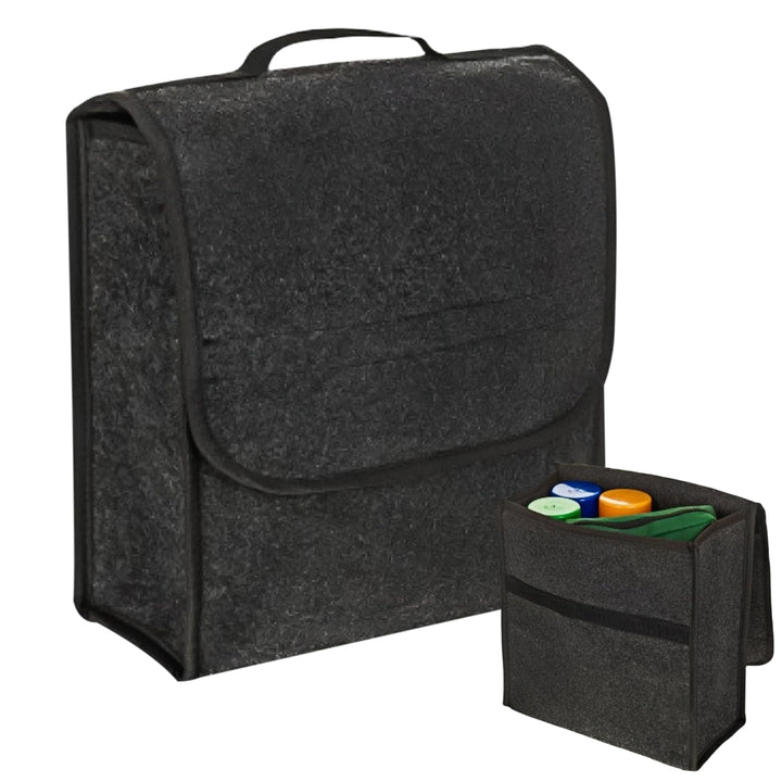Auto Kofferraumtasche Organizer aus Filz: 30 x 17 x 29cm Auto Kofferraum Organizer, Vliesstoff Koffe