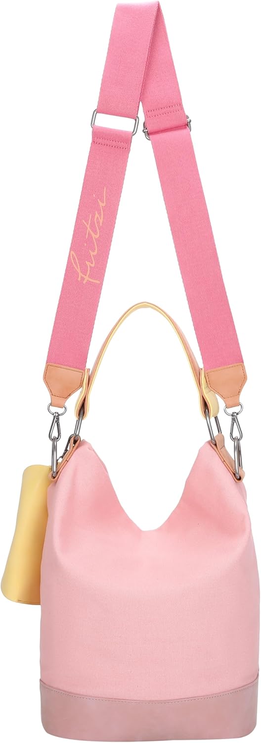 Fritzi aus Preussen Damen Izzy07 Canvas Hobo-Tasche Candy, Candy
