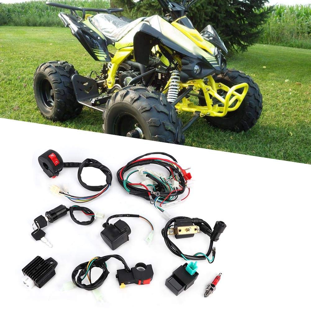 KIMISS Kabelbaum CDI ， Kabelbaum Magnetspulengleichrichter CDI-Kit Passend für 50ccm 70ccm 110ccm 12