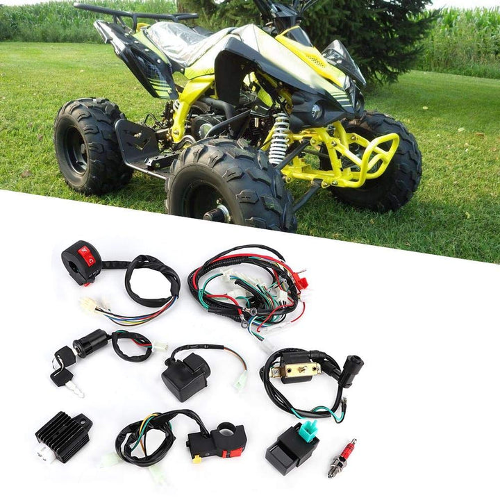 KIMISS Kabelbaum CDI ， Kabelbaum Magnetspulengleichrichter CDI-Kit Passend für 50ccm 70ccm 110ccm 12
