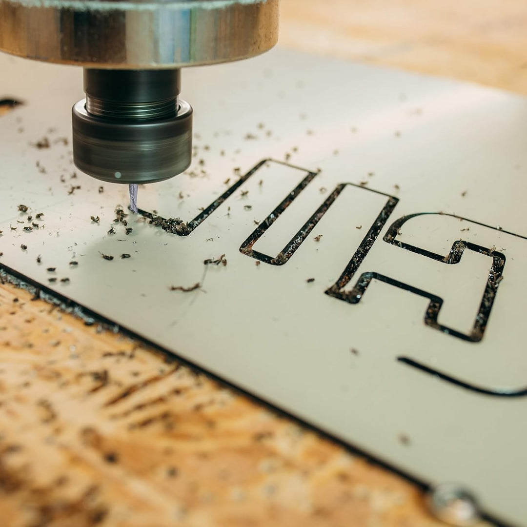 QUARKZMAN 10 Stück Schaftfräser 1/8", Wolframstahl Spiralnutfräser, 2 Flöte CNC Fräser, AITIN Hochal