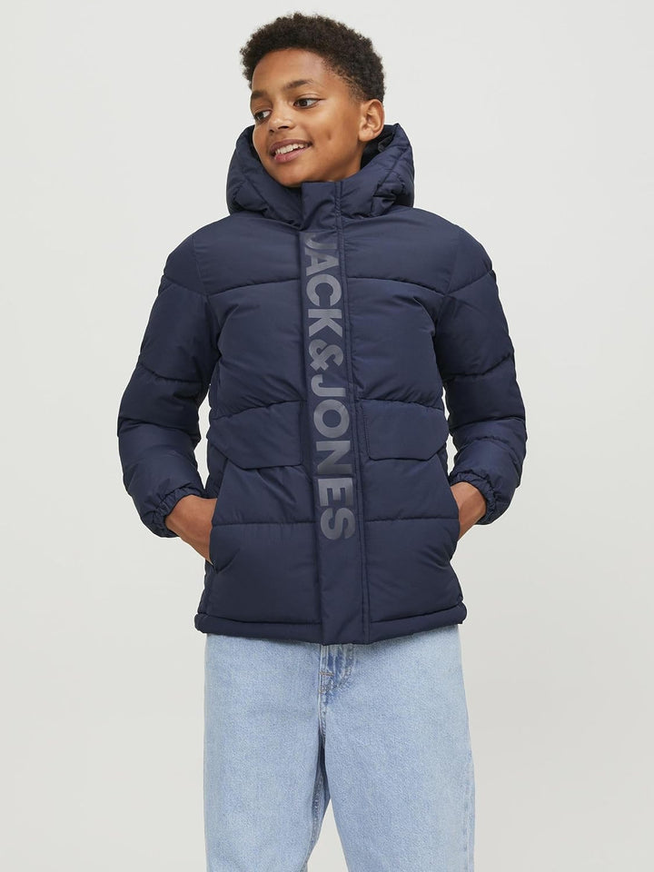 JACK & JONES Jungen Jcospeed Puffer Sn Jnr Jacke 128 Navy Blazer, 128 Navy Blazer