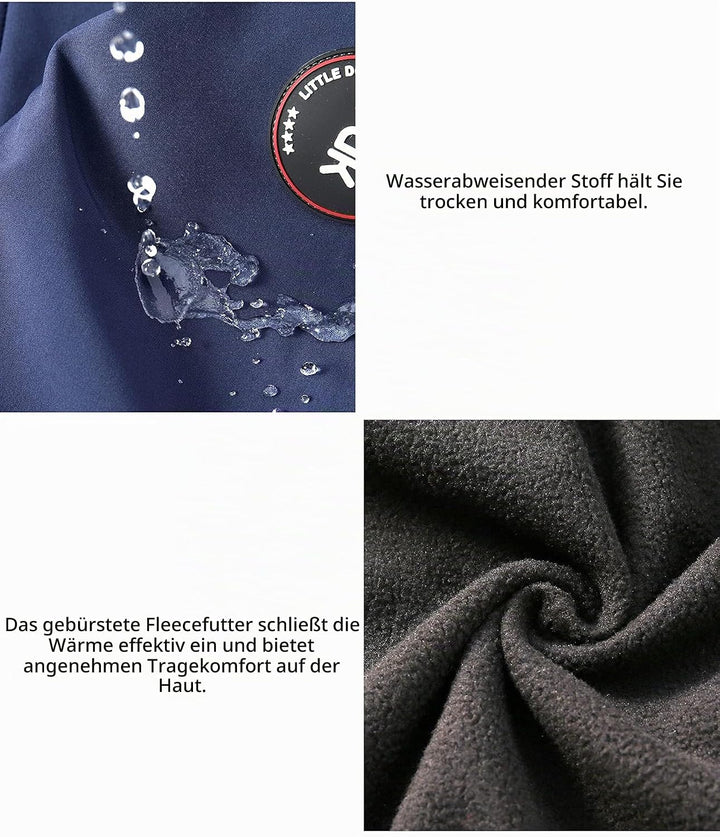 Little Donkey Andy Herren Winter Wanderhose Skihose Trekkinghose Snowboardhose, Softshell-Hose, Flee