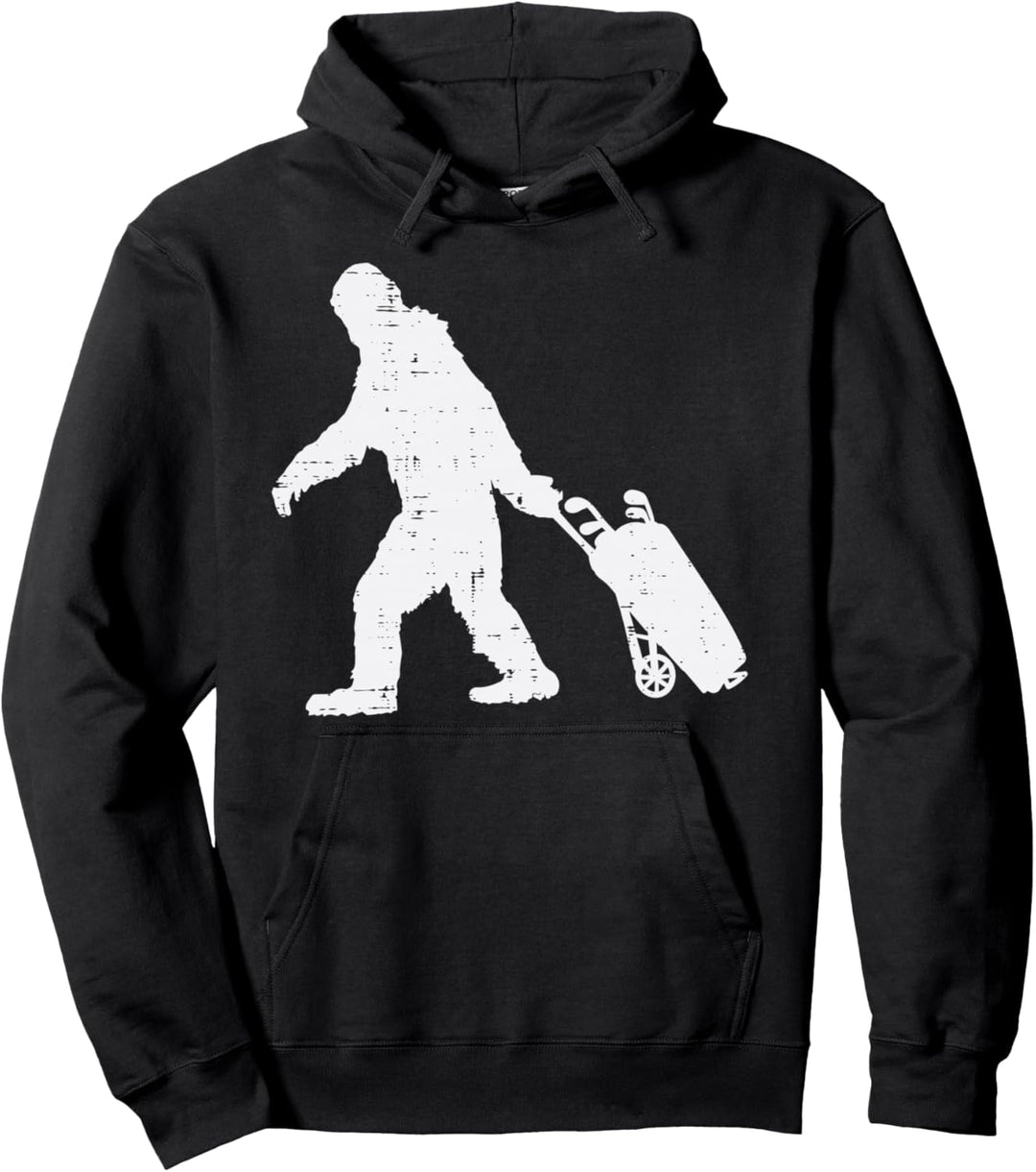 Bigfoot Sasquatch Golf Clubs Funny Golfing Golfer Men Women Pullover Hoodie