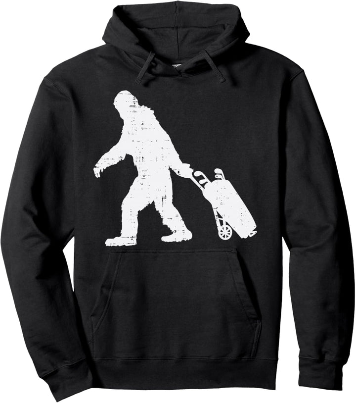 Bigfoot Sasquatch Golf Clubs Funny Golfing Golfer Men Women Pullover Hoodie
