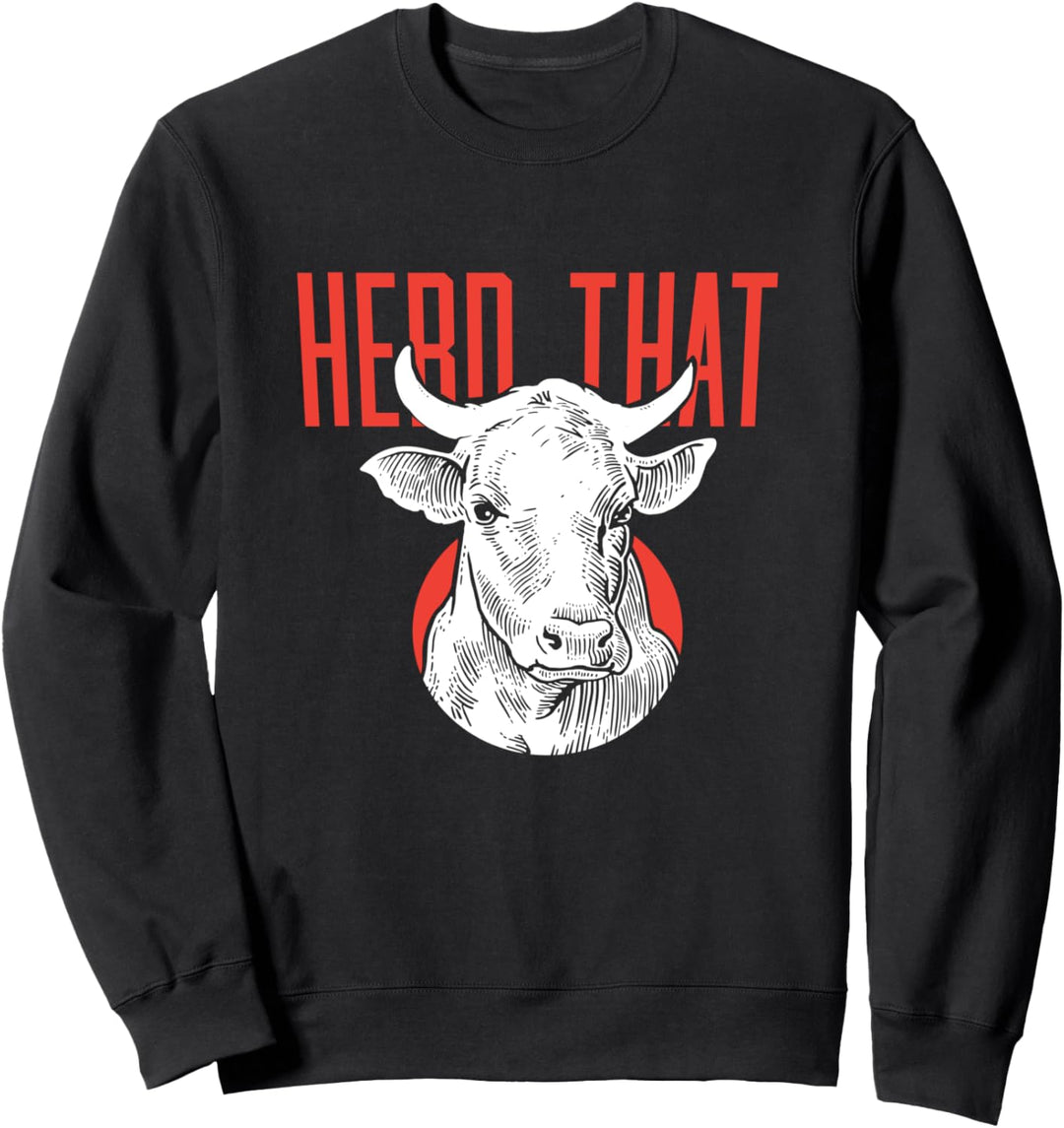 Lustige Herde diese Kuhherde Farmer Geschenk Sweatshirt