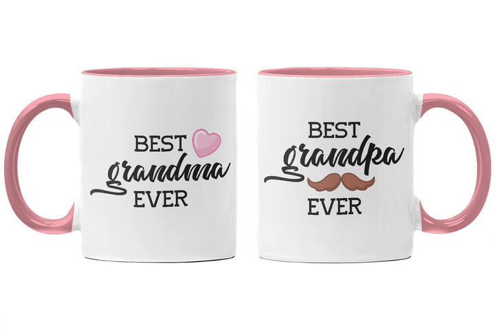 Trendation - Beste Oma und Opa Geschenk Set Tassen Weihnachten Geschenke für Grosseltern Geburtstag
