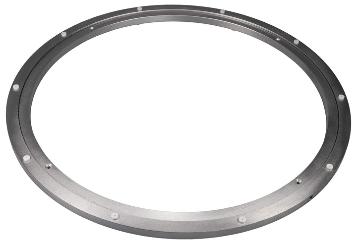 Gedotec Schwerlast-Drehbeschlag 360° Drehscheibe drehbar Ø 800 mm | Drehteller Stahl silber | Druckk