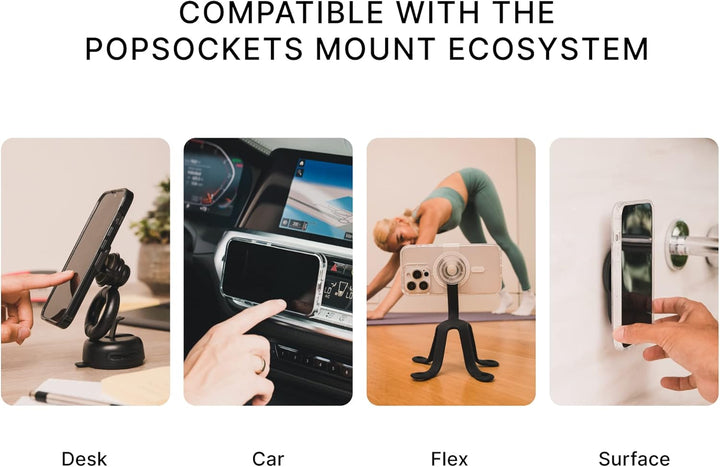 PopSockets: PopGrip für MagSafe - Ausziehbarer Sockel und Griff mit einem Austauschbarem Top für Sma