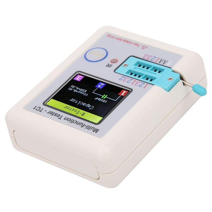 PUSOKEI Multifunktionstransistortester, selbstkalibrierender Diodentester LCR-TC1 mit 3,5-Zoll-TFT-B