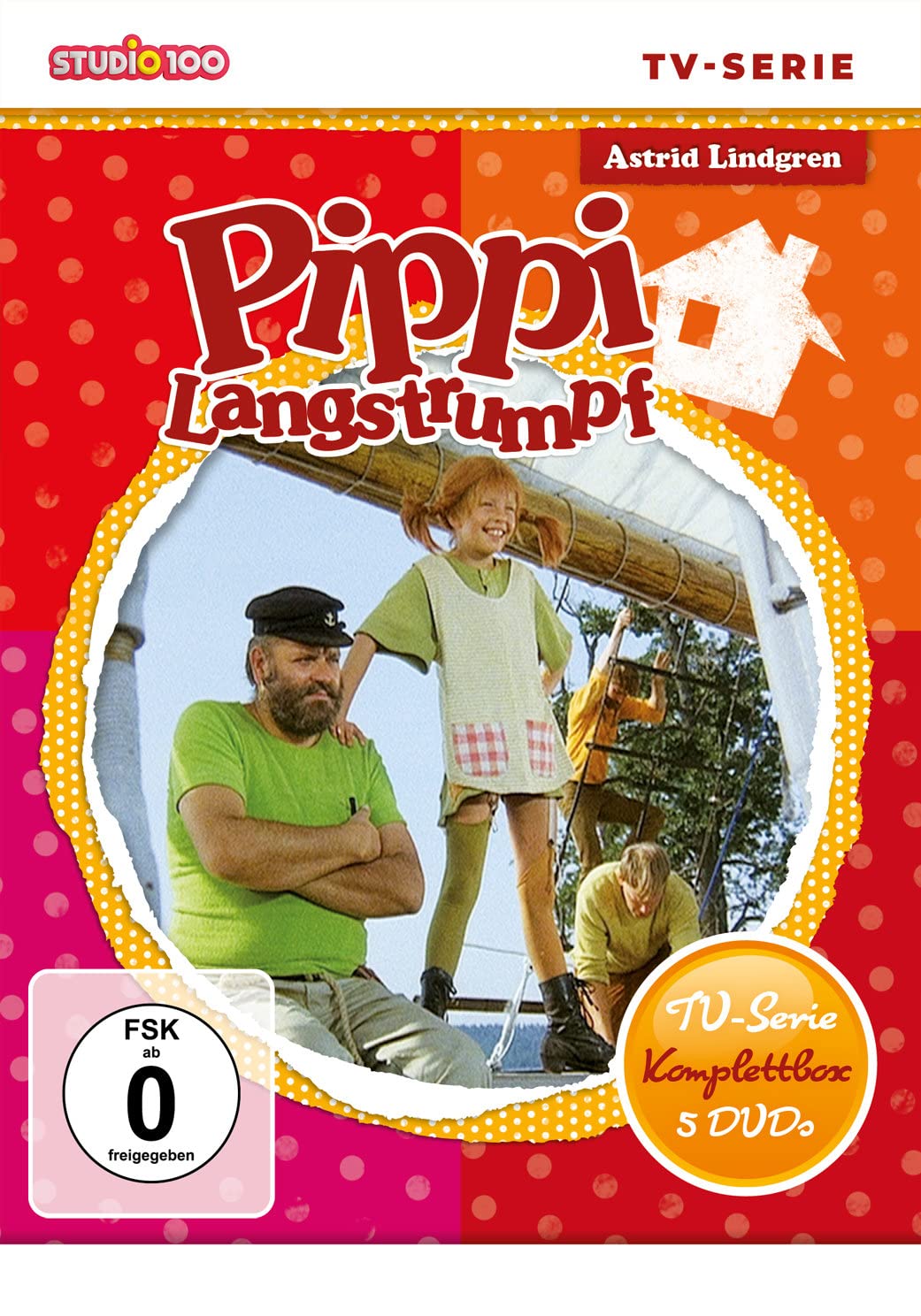 Pippi Langstrumpf - TV-Serien-Box [5 DVDs], DVD