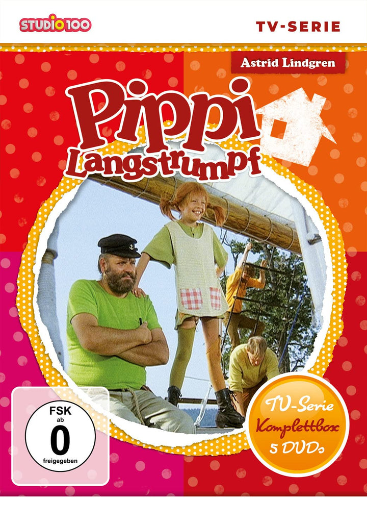 Pippi Langstrumpf - TV-Serien-Box [5 DVDs], DVD