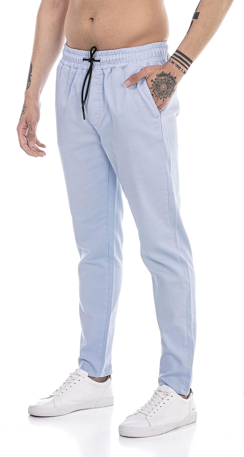 Redbridge Hose für Herren Freizeit-Hose Jogger Pants Chino, XL Hellblau