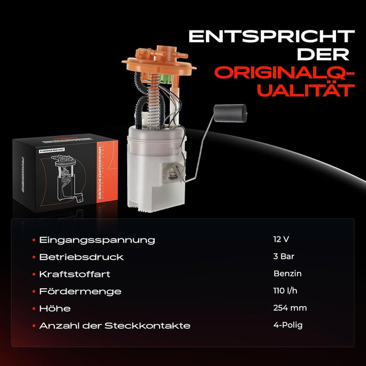 Kraftstoffpumpe Benzinpumpe für Colt CZC Cabriolet RG Colt VI Z3_A Z2_A Forfour 454 1.1L 1.5L Benzin