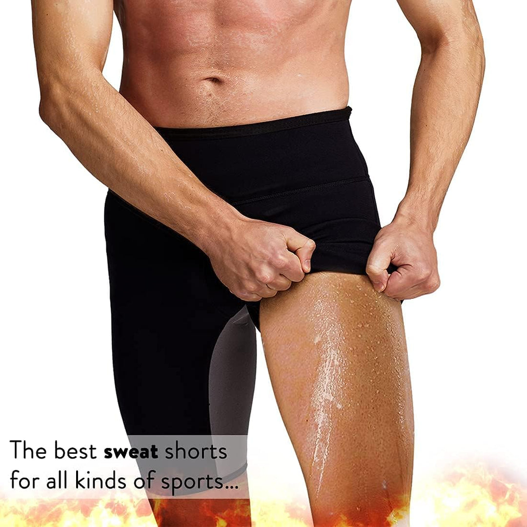 Martiount Männer Schweiss Sauna Shorts Herren Hot Sweat Sauna Hose Neopren Body Shaper Hosen Effekt