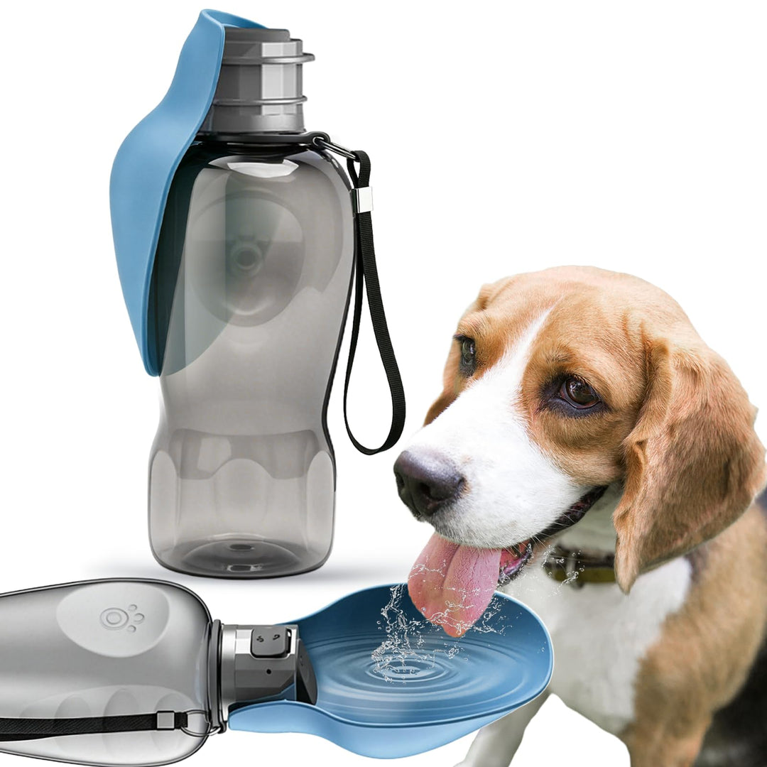 Hundetrinkflasche für unterwegs, Trinkflasche Hunde für Unterwegs | 800ML Trinkflasche Hunde Unterwe