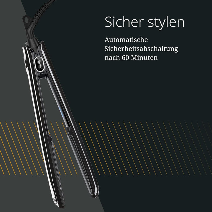 Wahl Ceraline - Premium-Keramik-Turmalin-Glätteisen mit Touch-Display - Gesundes Haar, Seidiger Glan