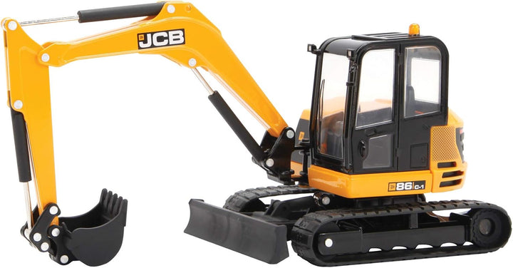 Britains Tomy 43013 Midi Kettenbagger 86C-1, Schiebe Spielzeug aus hochwertigem Material im Massstab