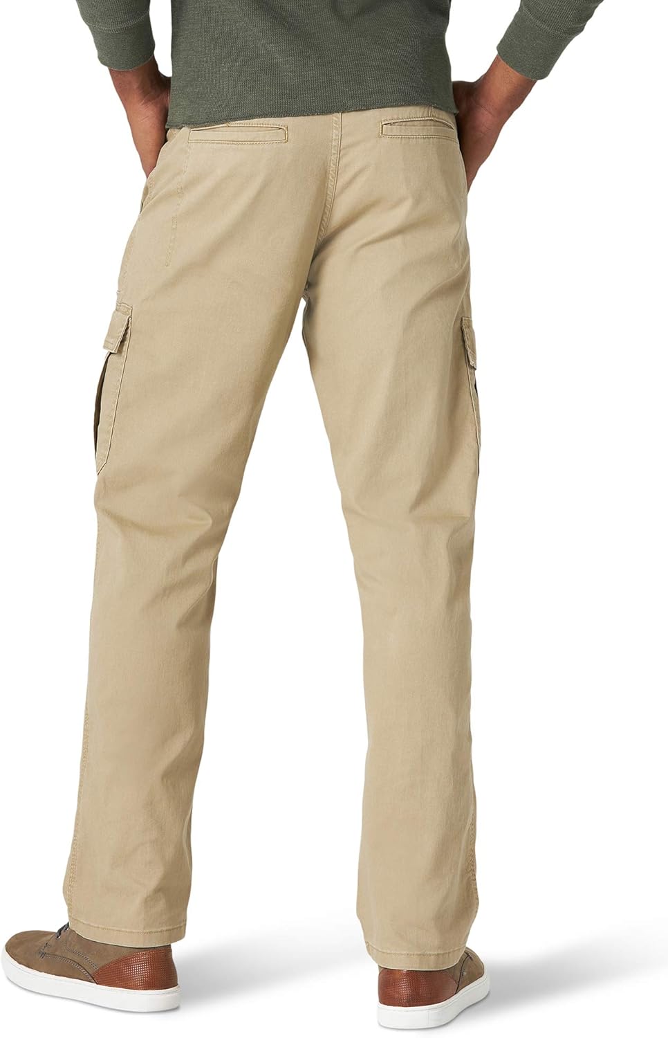 Wrangler Authentics Herren Cargohose mit Lockerer Passform Lässige Hose 29W / 30L Ulmenholz, 29W / 3