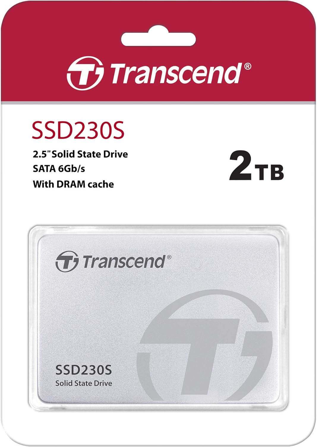 Transcend SSD230S 2TB SATA III 6Gb/s SSD, Read/Write up to 560/520 mb/s with DRAM Cache TS2TSSD230S,