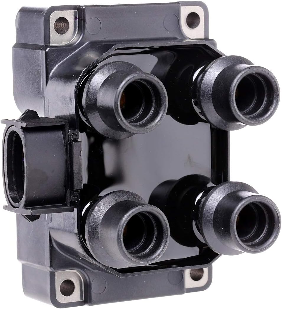 HELLA 5DA 193 175-401 Zündspule - 12V - 3-polig - Blockzündspule - geschraubt - mit integriertem Sch