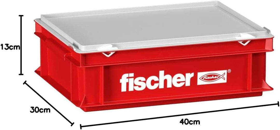 fischer Handwerkerkoffer klein, der robuste und geräumige Werkzeugkoffer für professionelle Handwerk