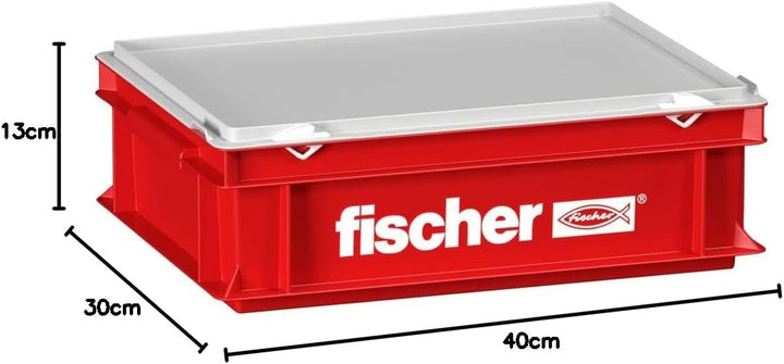 fischer Handwerkerkoffer klein, der robuste und geräumige Werkzeugkoffer für professionelle Handwerk