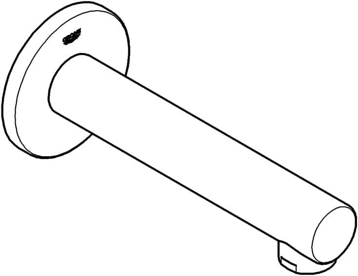 Grohe 13280001 Concetto Wanneneinlauf,Chrom; für Wandmontage