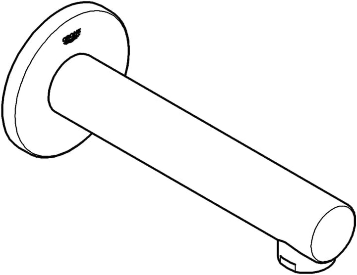 Grohe 13280001 Concetto Wanneneinlauf,Chrom; für Wandmontage