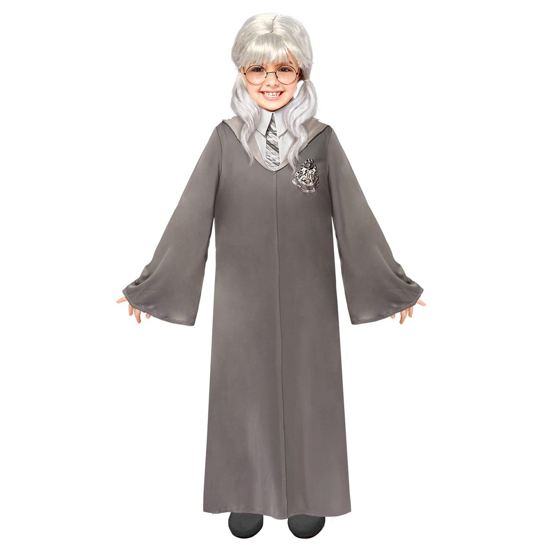 Amscan - Kinderkostüm Maulende Myrte aus Harry Potter, Umhang und Brille, Geist, Magierin, Zauberin