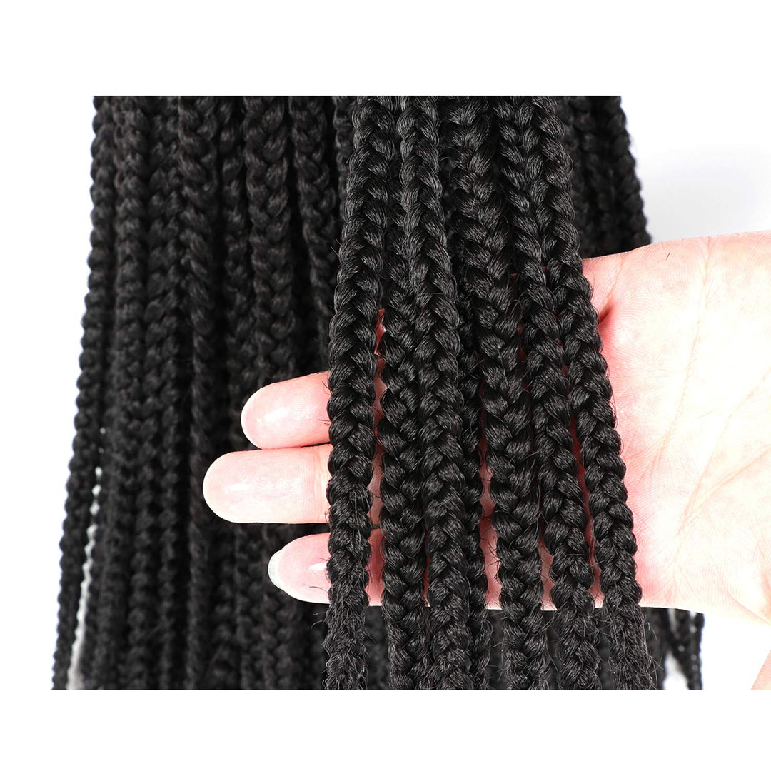 7Packs Box Braids Crochet Braids Hair Extensions Kanekalon Kunsthaar Crochet Hair Braids Haare Kunst